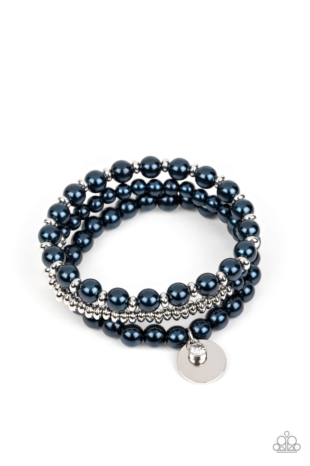 Pearly Professional - Blue Set of Bracelets