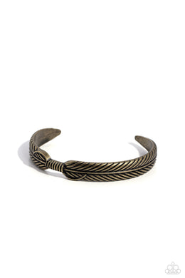 Watching the FLOCK - Brass Bracelet