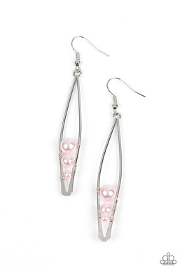 Atlantic Allure - Pink Earrings