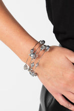 Load image into Gallery viewer, Optical Auras - Silver Bracelet