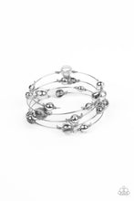 Load image into Gallery viewer, Optical Auras - Silver Bracelet