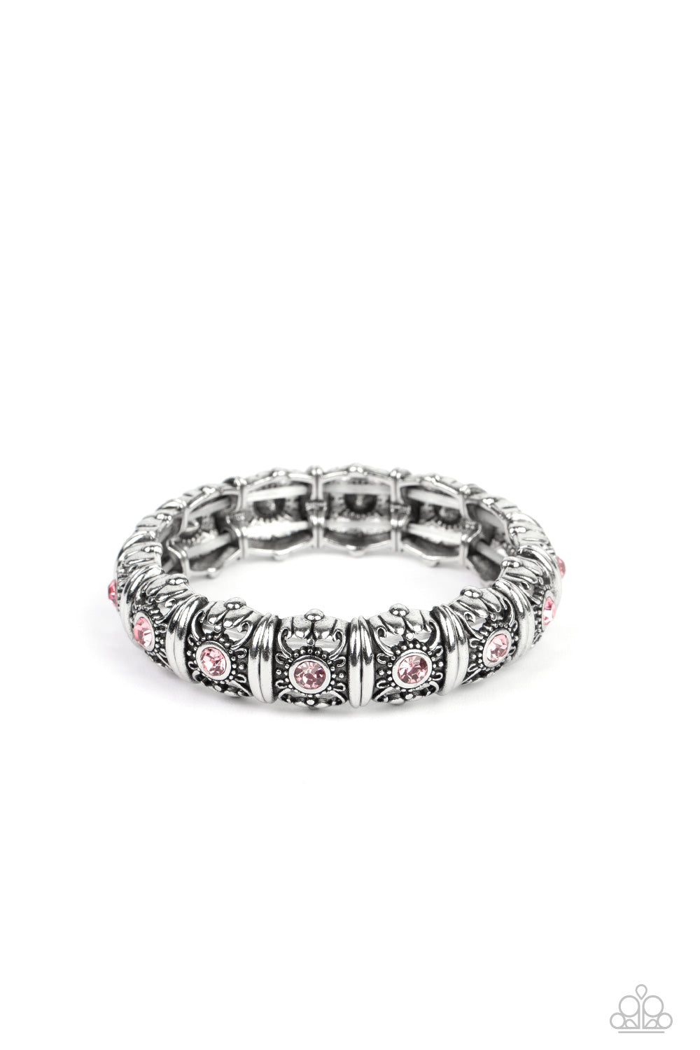Ageless Glow - Pink Stretchy Bracelet