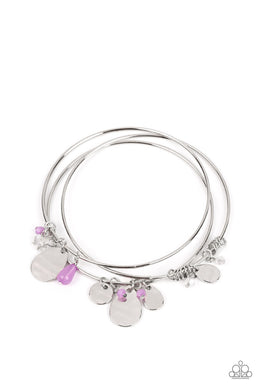 Secret Paradise - Purple Set of Bracelets