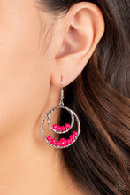 Load image into Gallery viewer, Bustling Beads - Pink Earrings