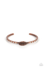Load image into Gallery viewer, Free-Spirited Shimmer - Copper Cuff Bracelet
