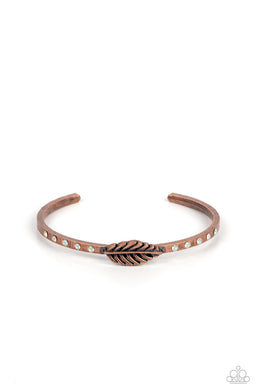 Free-Spirited Shimmer - Copper Bracelet