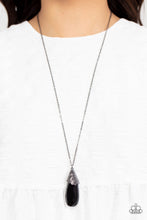 Load image into Gallery viewer, Dibs on the Dazzle - Black Necklace