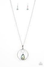 Load image into Gallery viewer, Swinging Shimmer - Green Necklace