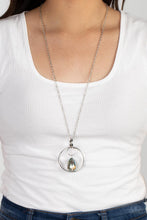 Load image into Gallery viewer, Swinging Shimmer - Green Necklace