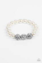 Load image into Gallery viewer, Breathtaking Ball - White Stretchy Bracelet