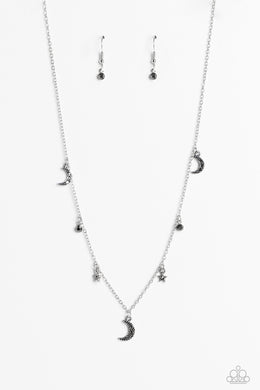 Lunar Lagoon - Silver Necklace