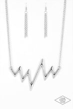 Load image into Gallery viewer, In A Heartbeat - Silver Necklace