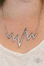 Load image into Gallery viewer, In A Heartbeat - Silver Necklace