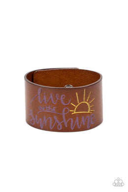 Sunshine Season - Purple Snap Bracelet