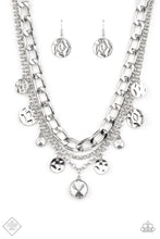 Load image into Gallery viewer, Industrial Noise - White Necklace
