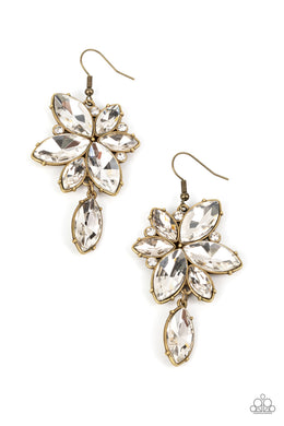 Radiant Retrospection - Brass Earrings