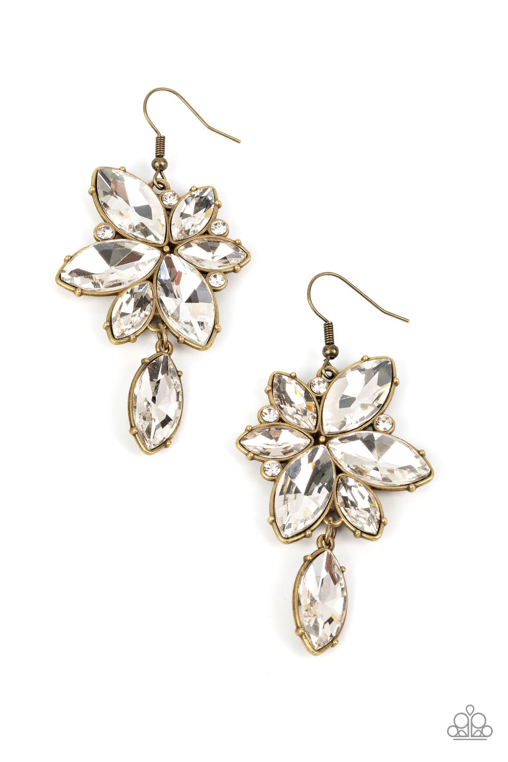 Radiant Retrospection - Brass Earrings