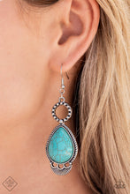 Load image into Gallery viewer, River Cruzin - Blue Earrings