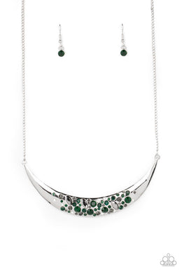 Bejeweled Baroness - Green Necklace
