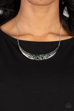 Load image into Gallery viewer, Bejeweled Baroness - Green Necklace