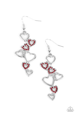 Sweetheart Serenade - Red Earrings