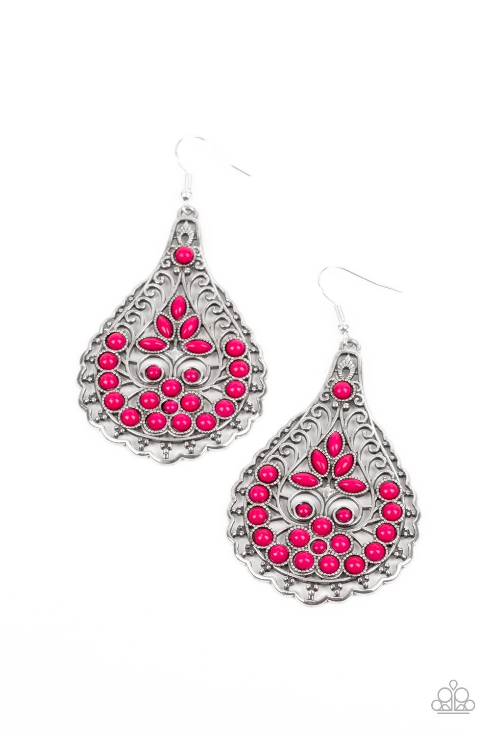 Botanical Beauty - Pink Earrings