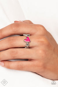 Contemporary Charm - Pink Ring