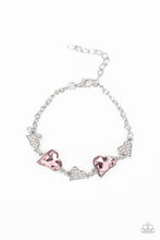 Load image into Gallery viewer, Cluelessly Crushing - Pink Bracelet