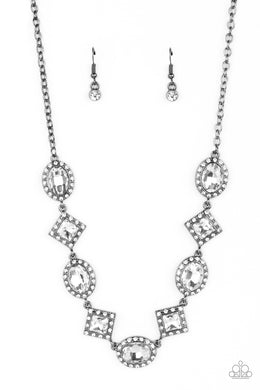 Diamond of the Season - Black Gunmetal Necklace