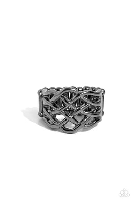 The One That KNOT Away - Black Gunmetal Ring