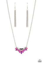 Load image into Gallery viewer, Flash of Fringe - Pink Necklace