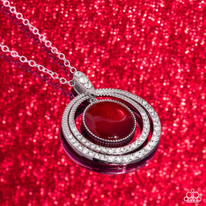 Cats Eye Couture - Red Necklace