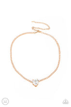 Load image into Gallery viewer, Flirty Fiancé - Gold Choker Necklace