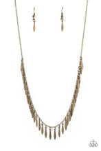 Load image into Gallery viewer, Striking Sheen - Brass Necklace