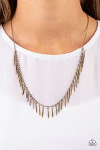 Load image into Gallery viewer, Striking Sheen - Brass Necklace