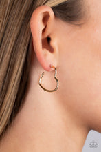 Load image into Gallery viewer, Burnished Beau - Gold Hoop Earrings