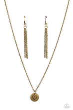 Load image into Gallery viewer, Stamped Sentiment - Brass Necklace