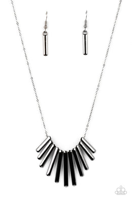 Leading MANE - Black Gunmetal Necklace