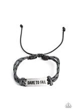 Load image into Gallery viewer, Dare to Fail - Silver Bracelet