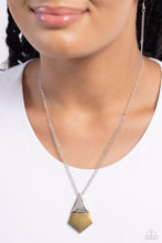 Load image into Gallery viewer, Posh Pyramid - Multimetal Necklace