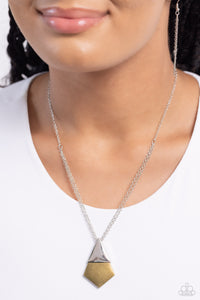 Posh Pyramid - Multimetal Necklace