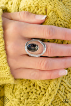 Load image into Gallery viewer, Marble Masterpiece - Black Ring