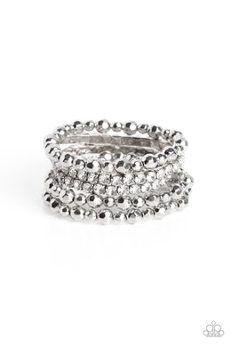 Top Notch Twinkle - White Bracelets
