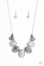 Load image into Gallery viewer, Patterned Paisley - Silver Necklace