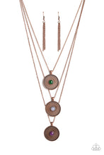 Load image into Gallery viewer, Geographic Grace - Copper Necklace