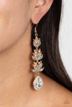 Load image into Gallery viewer, Water Lily Whimsy - Gold Earrings
