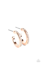 Load image into Gallery viewer, Audaciously Angelic - Rose Gold Hoop Earrings