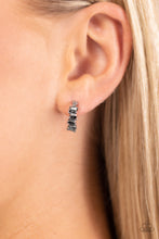 Load image into Gallery viewer, Rugged Rockstar - Silver Hoop Earrings