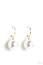 Load image into Gallery viewer, PEARL of My Eye - Gold Earrings