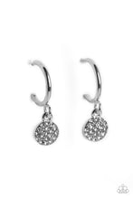Load image into Gallery viewer, Bodacious Ballroom - White Hoop Earrings